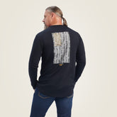 Ariat Rebar Workman Reflective Flag Graphic T-Shirt