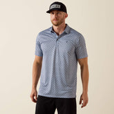 Ariat All Over Print Fitted Polo