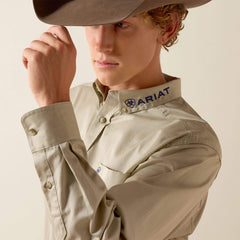 Ariat Team Logo Lightweight Twill Classic Fit Shirt