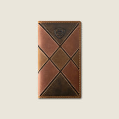 Ariat Patchwork Embroidered Logo Rodeo Wallet