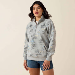 Ariat Sapphire 1/2 Zip Sweatshirt