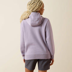 Ariat Rebar Lightweight Logo 1/2 Zip Hoodie
