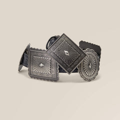 Ariat Oval and Rectangle Concho Belt