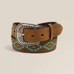 Ariat Turquoise Diamond Embroidery Belt