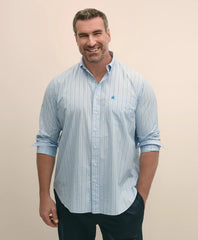 Big & Tall Friday Shirt, Poplin Stripes