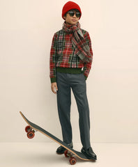 Boys Junior Wool-Blend Trousers