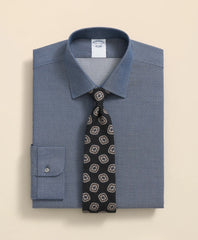 Stretch Supima® Cotton Non-Iron Dobby Ainsley Collar Dress Shirt