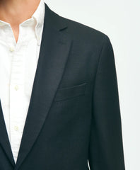 Traditional Fit Stretch Wool Hopsack Blazer
