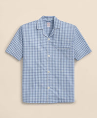 Cotton Broadcloth Gingham Short Pajamas