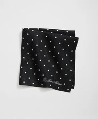 Small Dot Silk Pocket Square