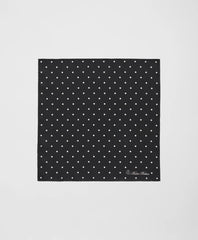 Small Dot Silk Pocket Square