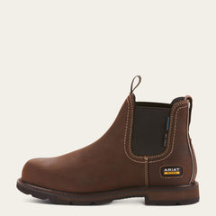Ariat Groundbreaker Chelsea Waterproof Steel Toe Work Boot