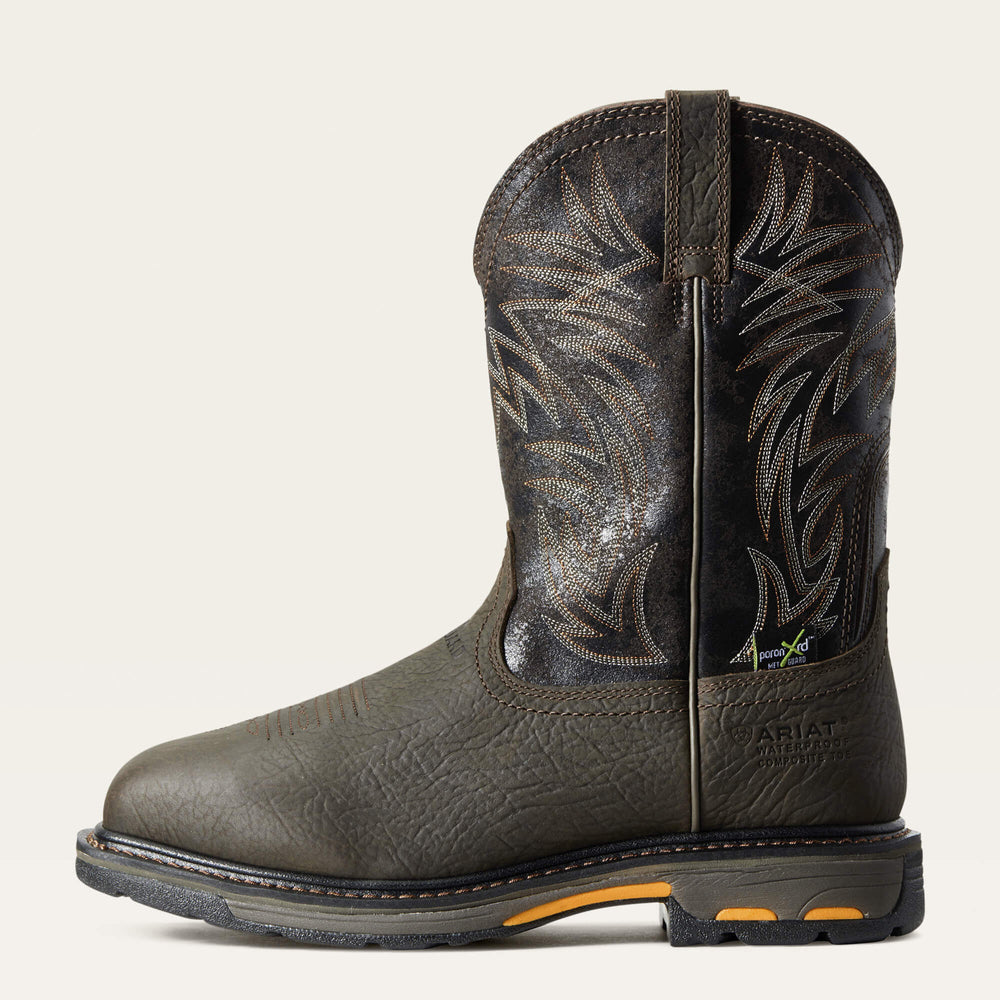 Ariat WorkHog Wide Square Toe MetGuard Waterproof Composite Toe Work Boot