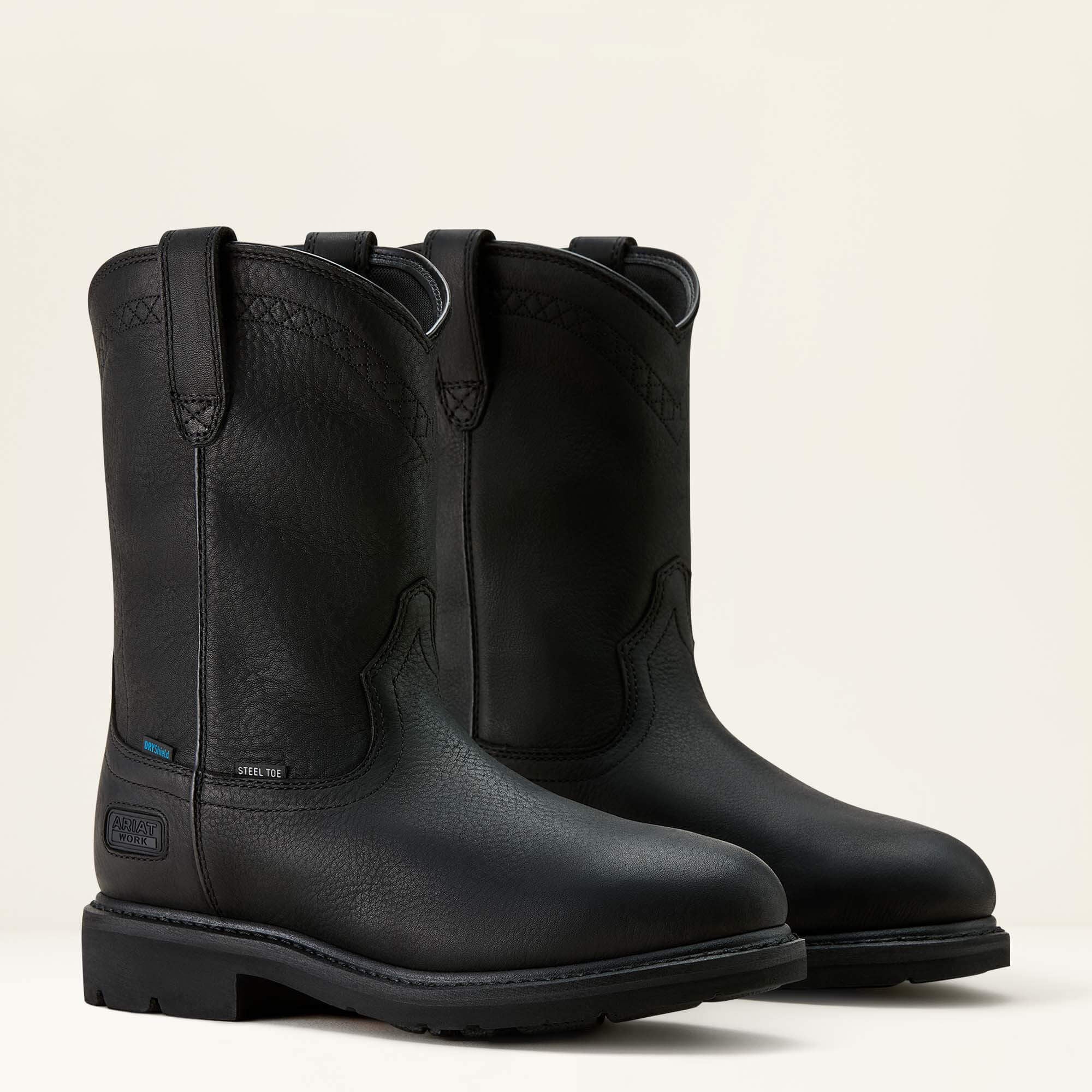Ariat Sierra Waterproof Roper Toe Steel Toe Work Boot
