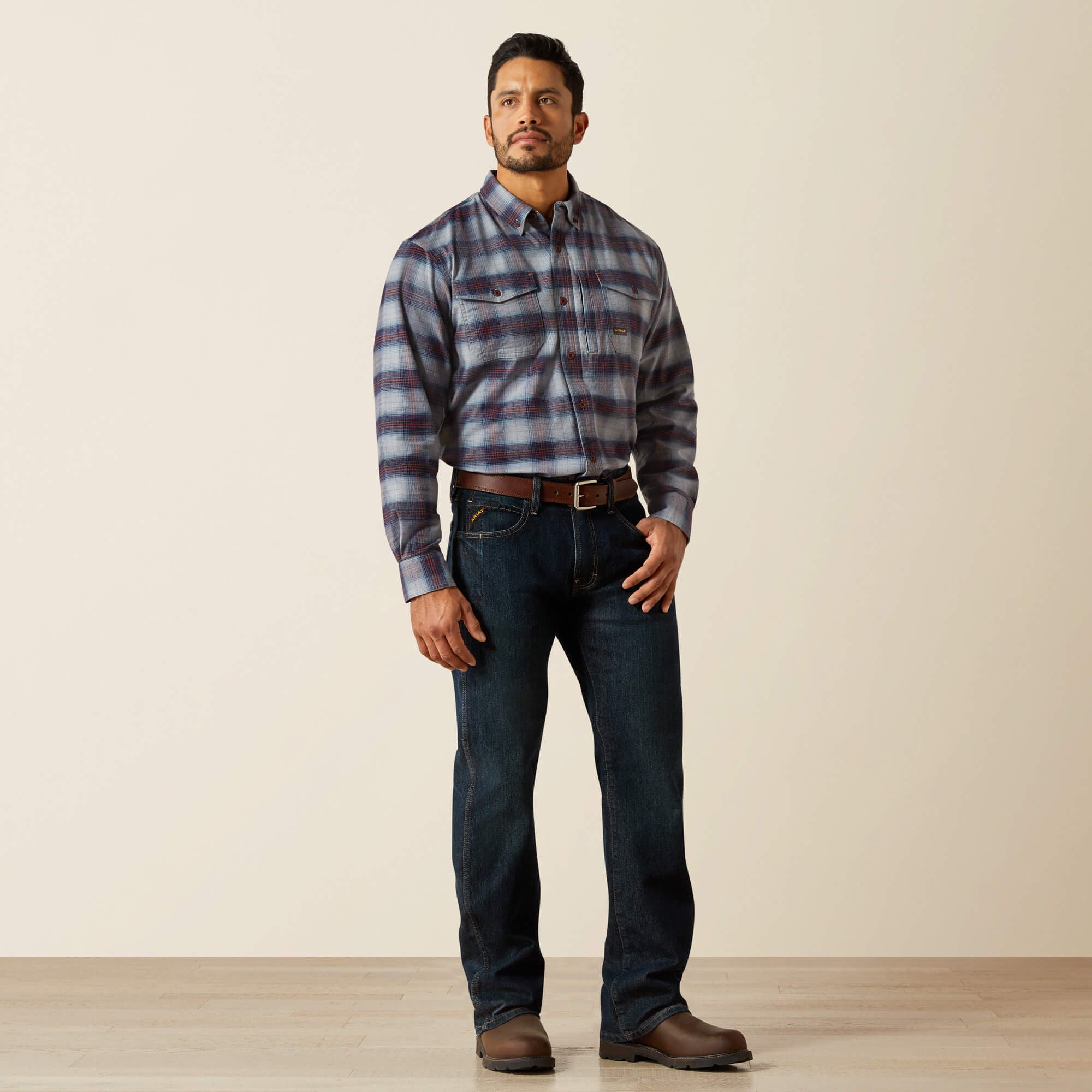 Ariat Men's Slim Fit Work Pants - Rebar Denim