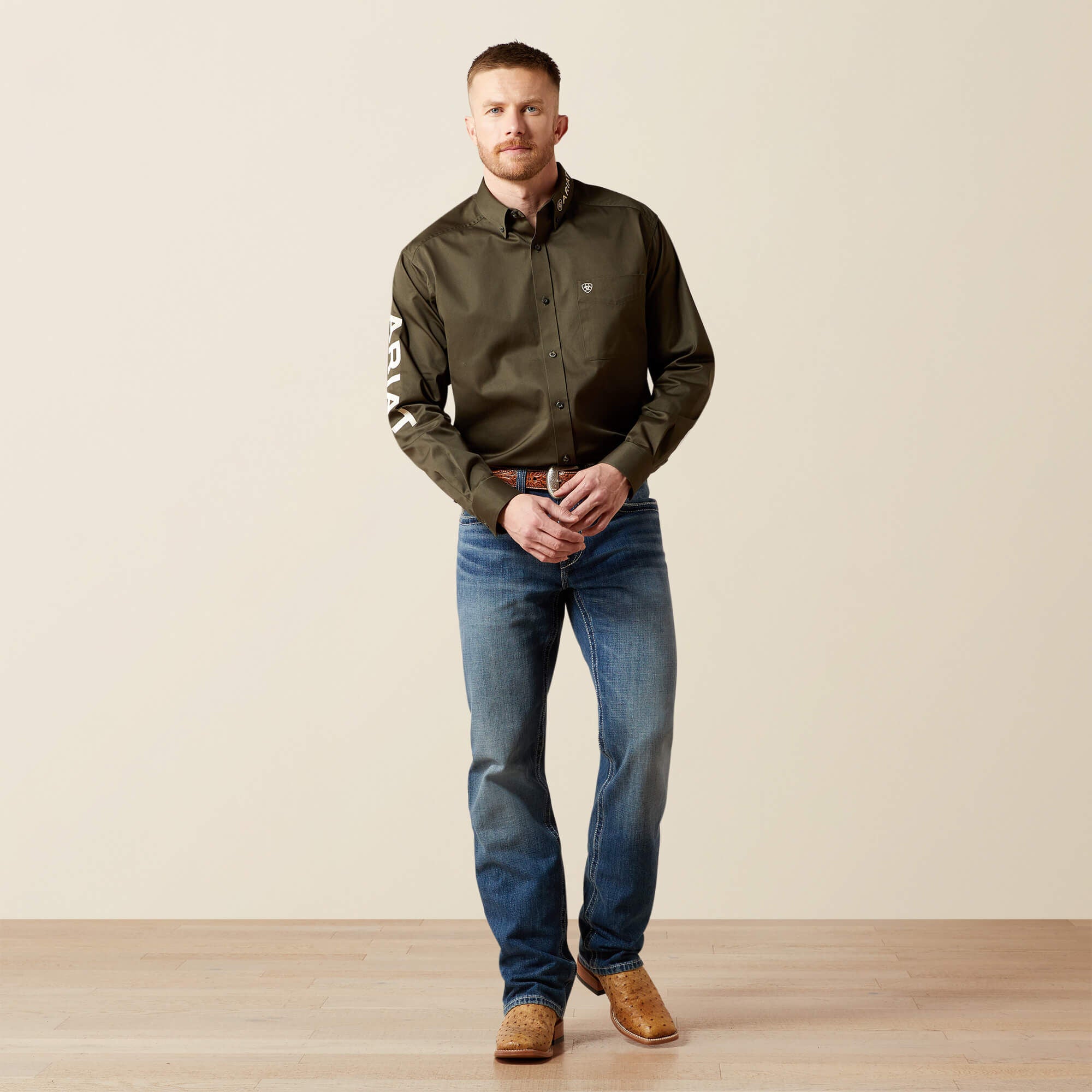 Ariat Team Logo Twill Classic Fit Shirt