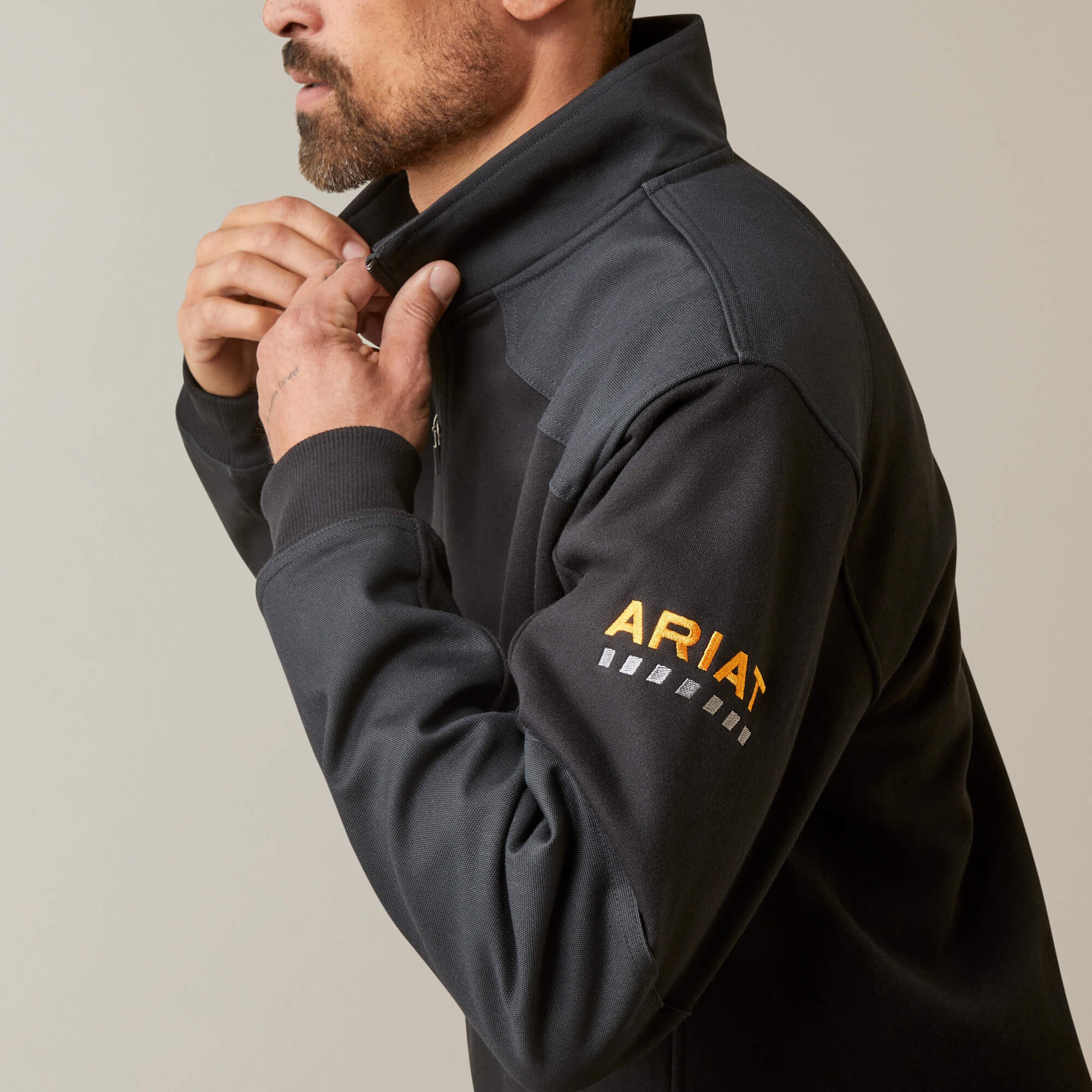 Ariat Rebar Workman Duracanvas 1/4 Zip Sweatshirt