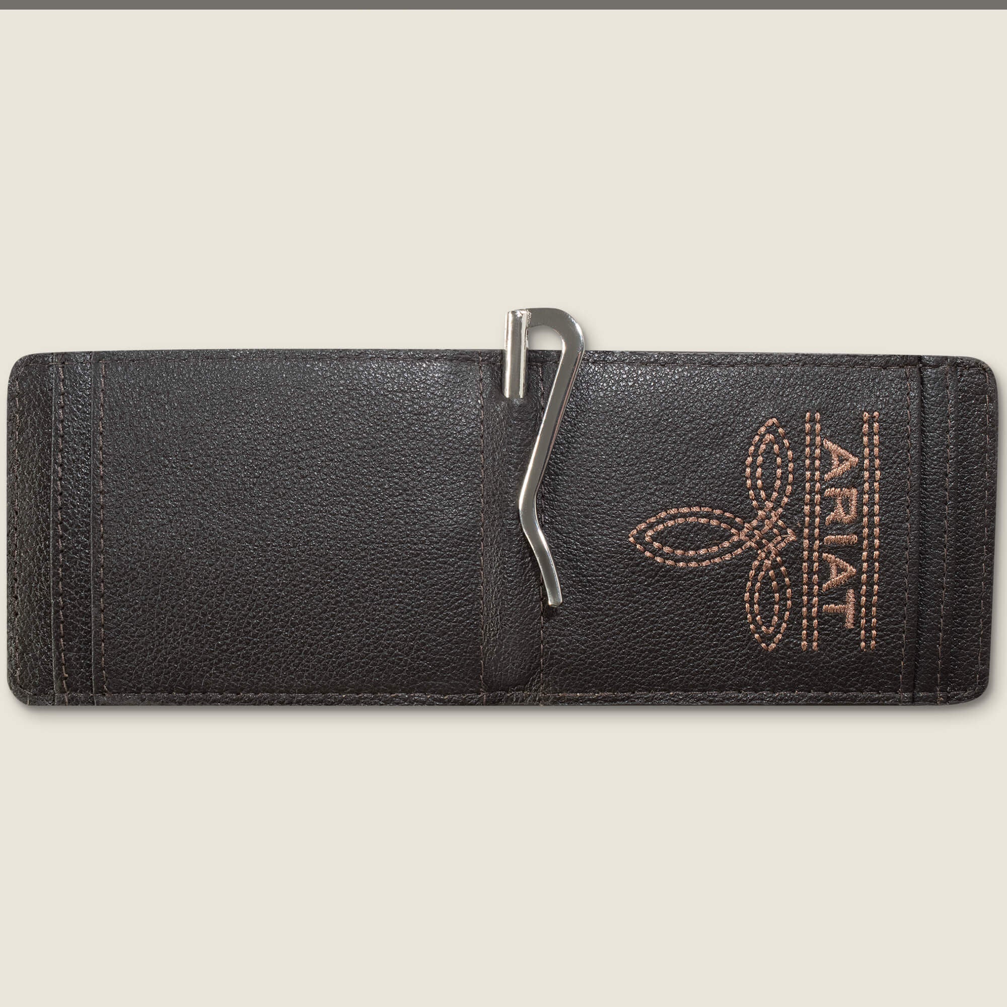 Ariat Ariat Logo Print Money Clip Wallet