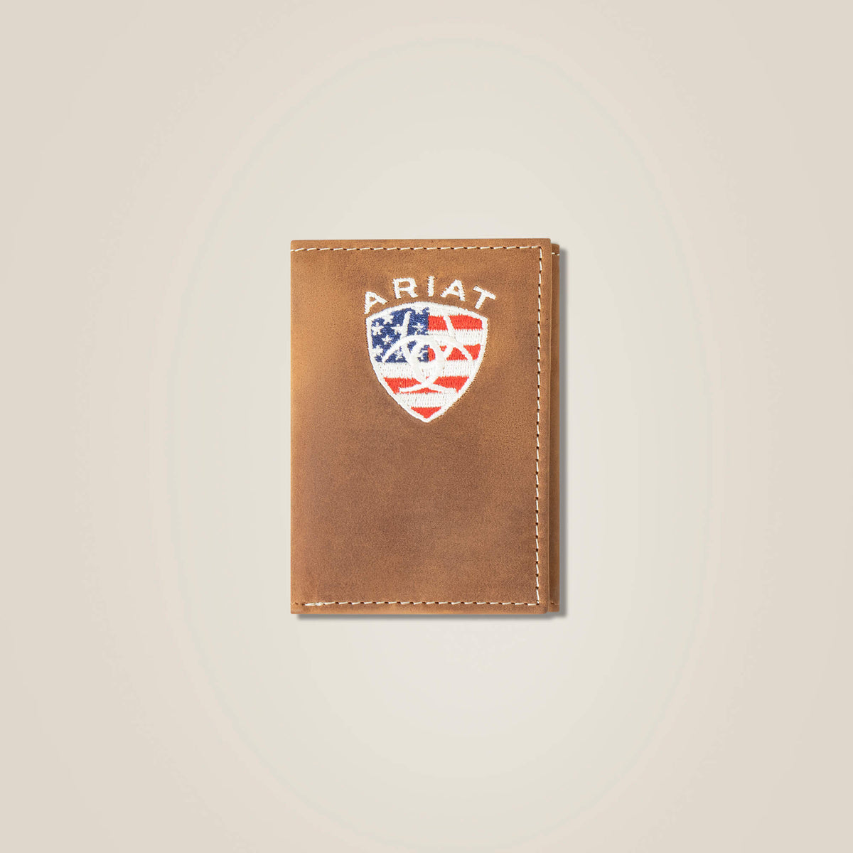 Ariat Flag Shield Trifold Wallet