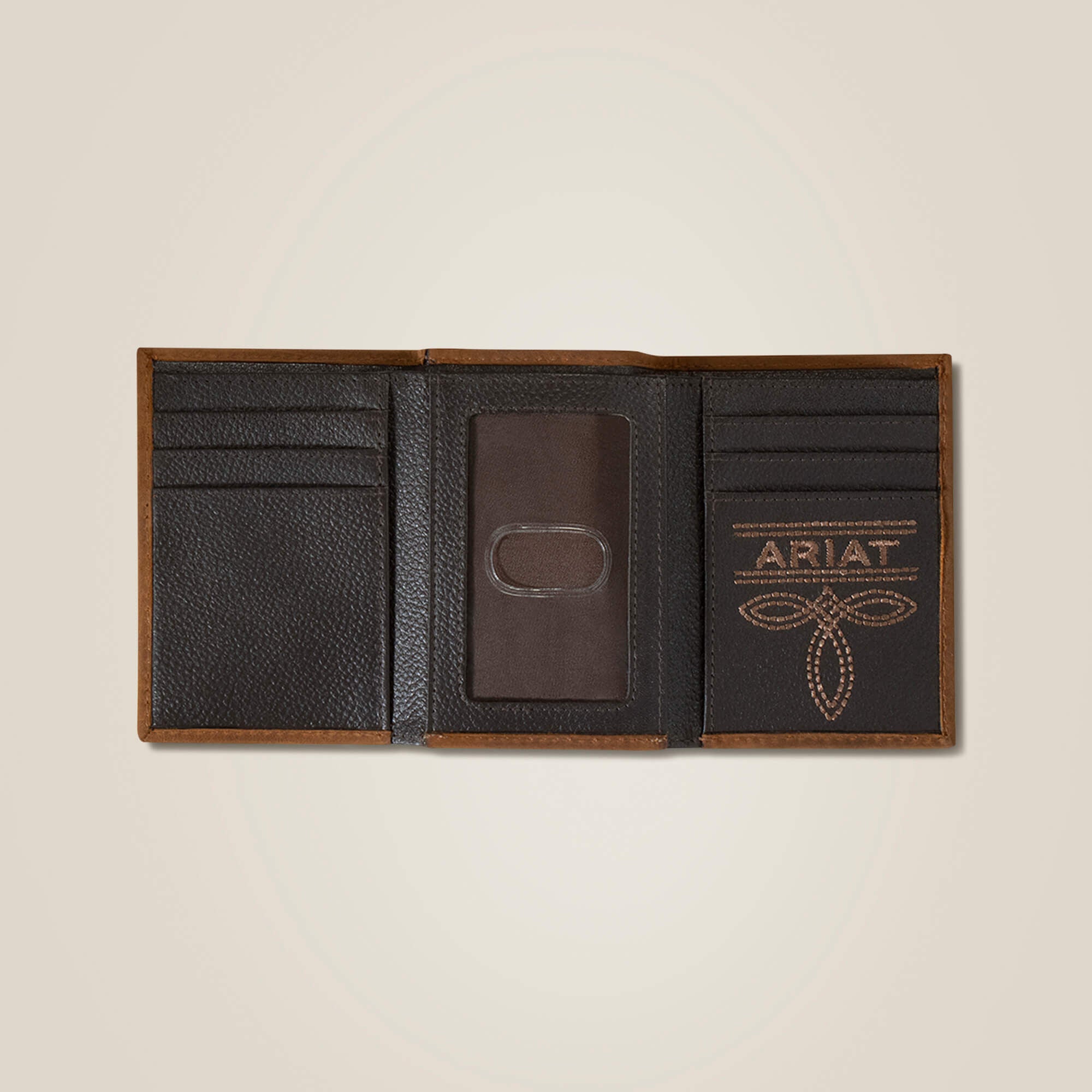 Ariat Flag Shield Trifold Wallet