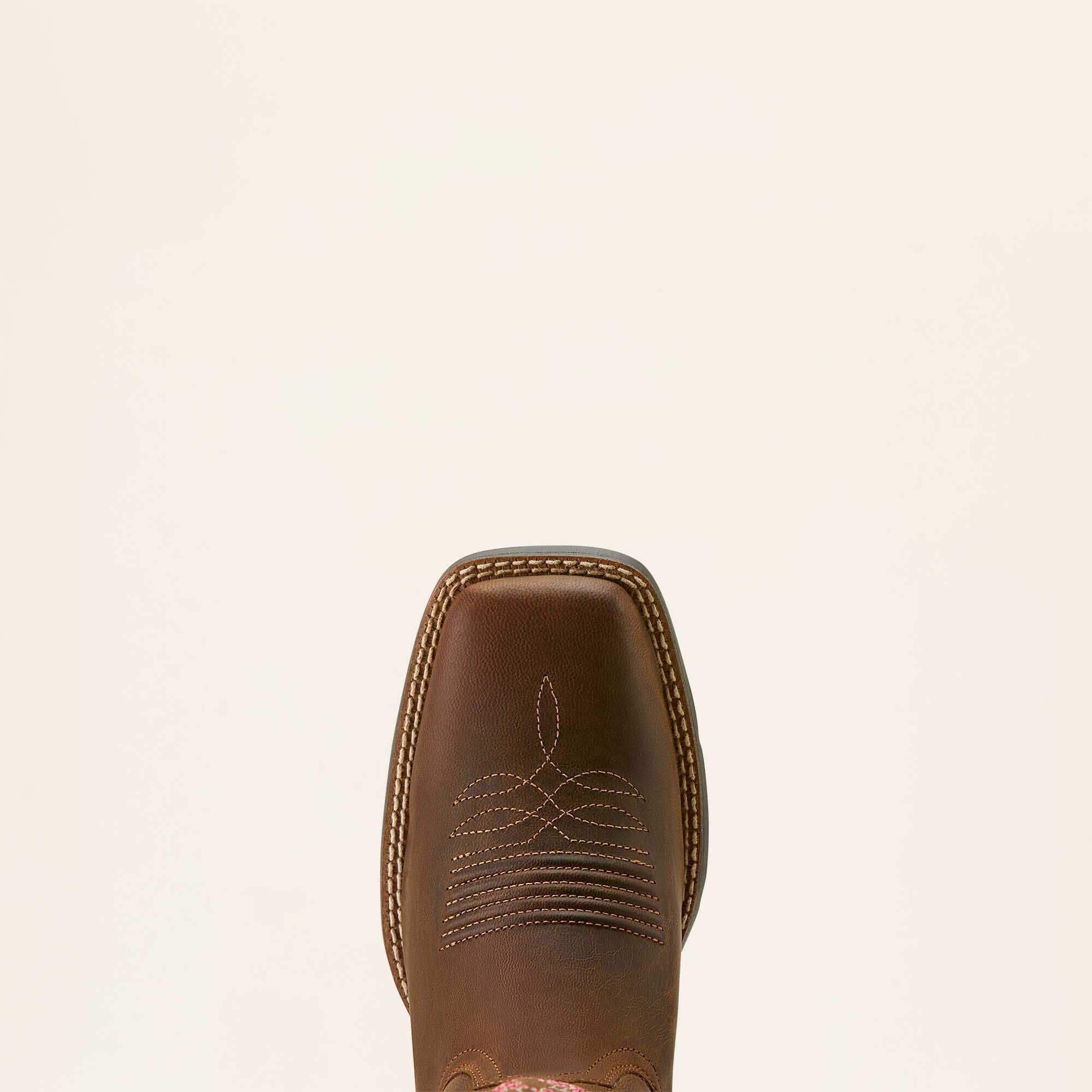 Ariat Round Up StretchFit Wide Square Toe Western Boot