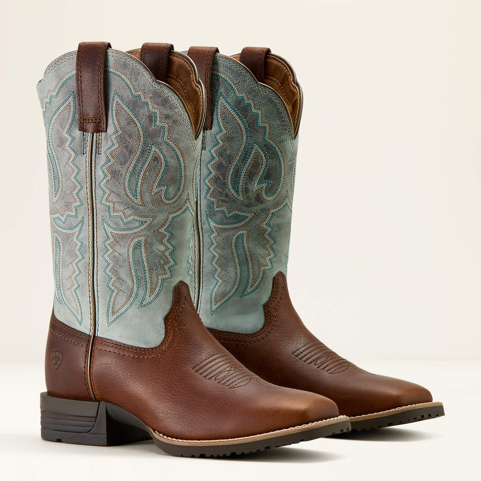 Ariat Hybrid Ranchwork Wide Square Toe Western Boot