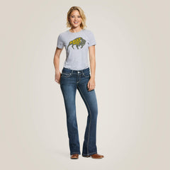 Ariat R.E.A.L. Mid Rise Arrow Fit Stretch Shayla Boot Cut Jean