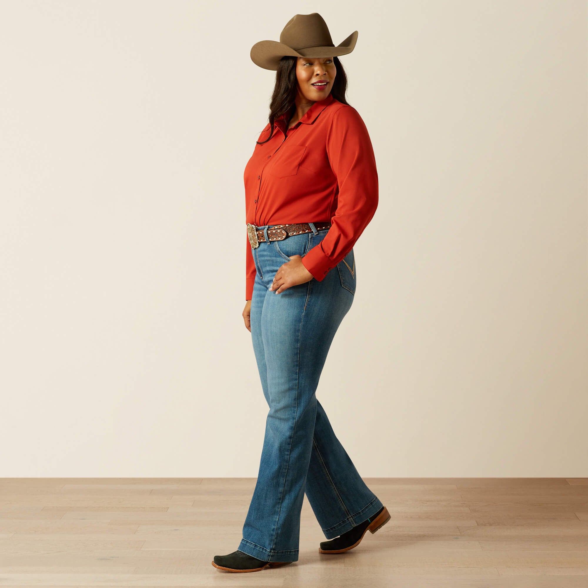 Ariat Perfect Rise Isabelle Wide Trouser Jeans