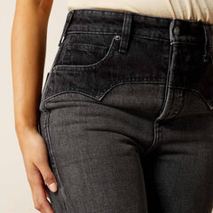 Ariat Ultra High Rise Cheyenne Yoke Tomboy Boot Cut Jean