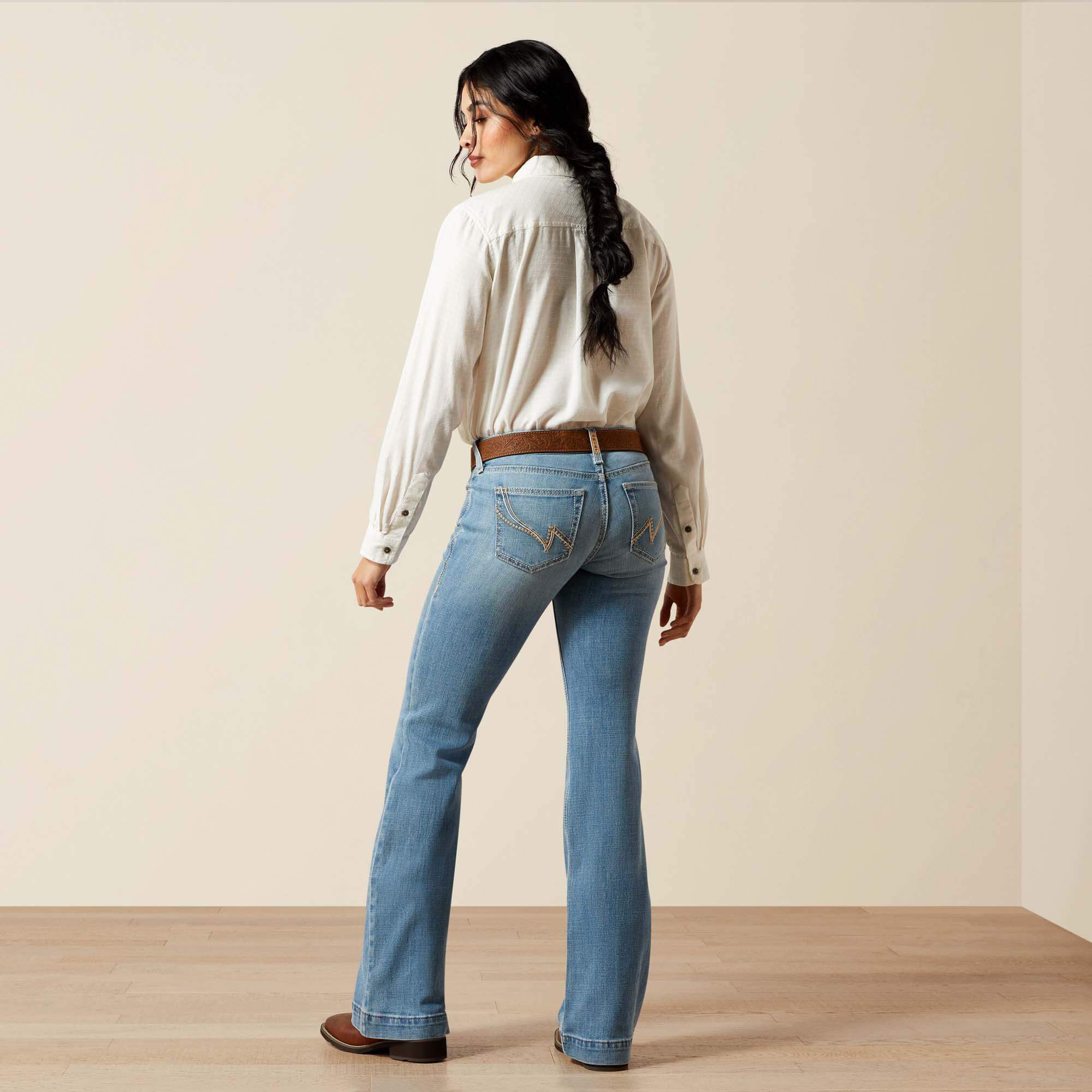 Ariat Mid Rise Giovana Leg Slim Trouser Jeans