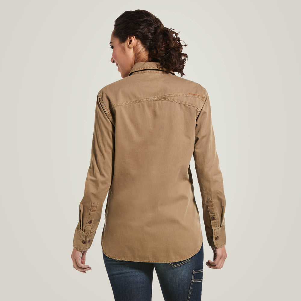 Ariat Rebar Washed Twill Work Shirt