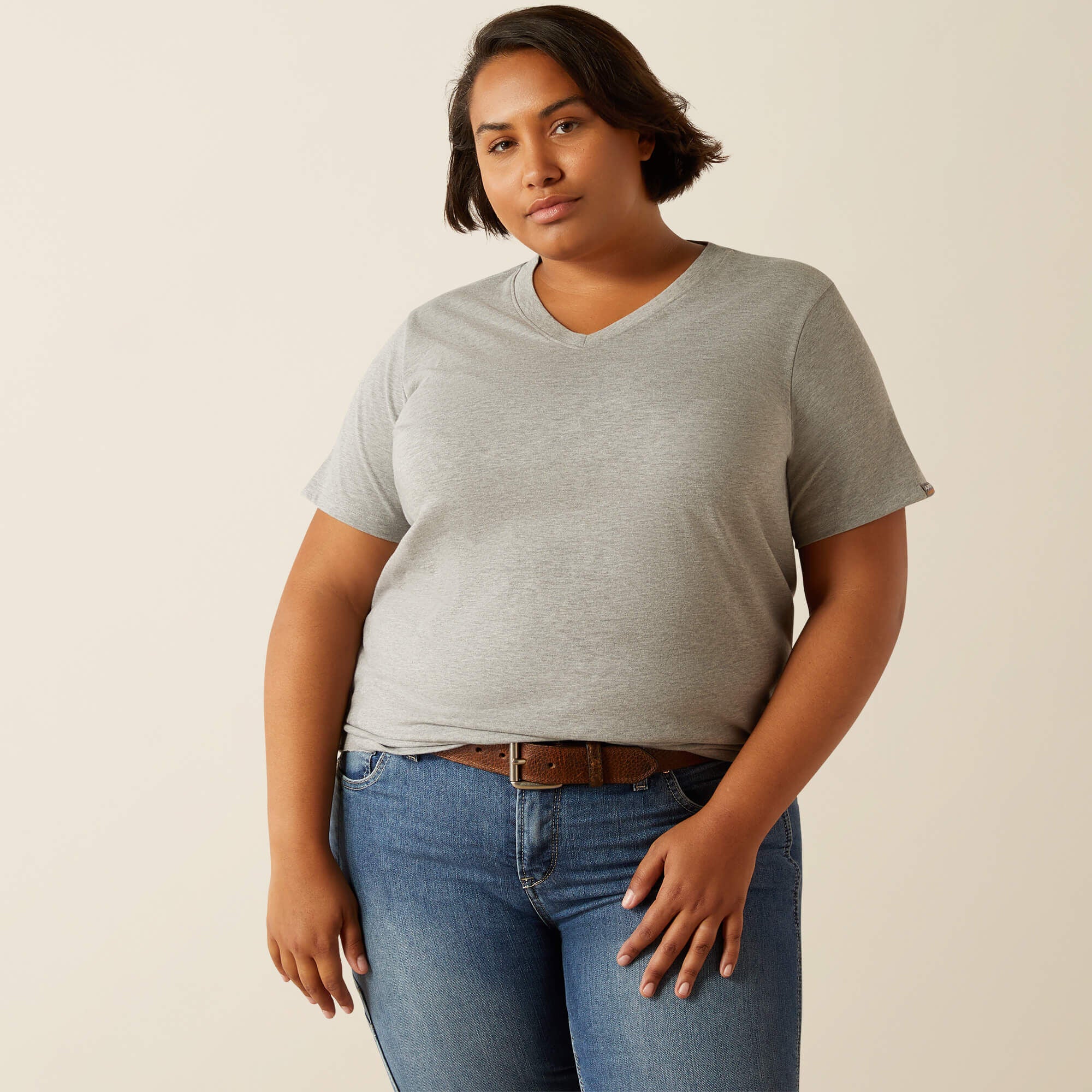 Ariat Rebar Cotton Strong Standard V-Neck T-Shirt