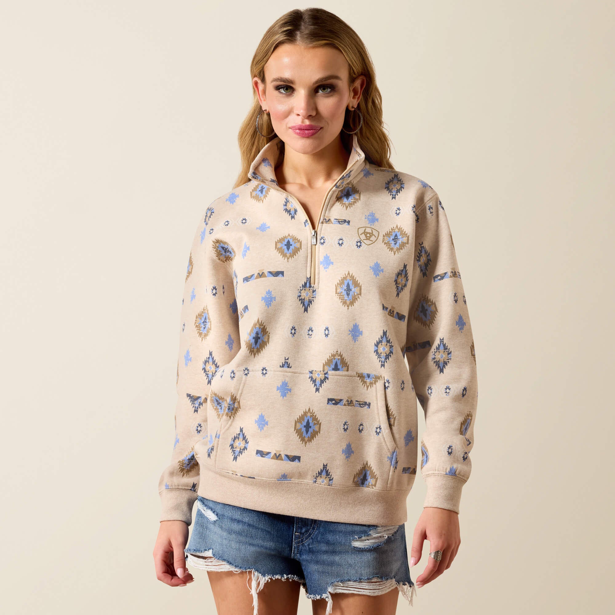 Ariat Sapphire 1/2 Zip Sweatshirt