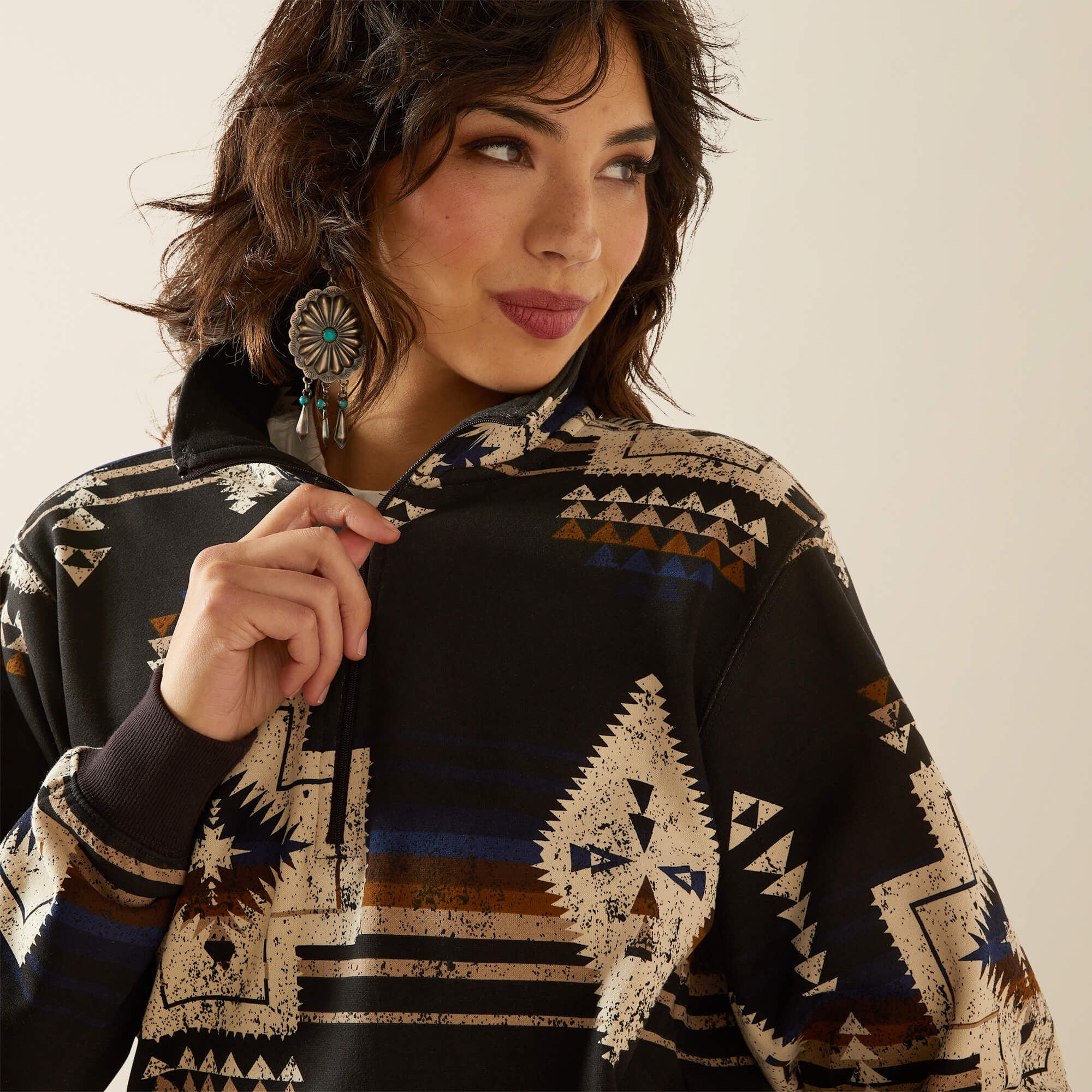 Ariat Sienna 1/2 Zip Sweatshirt