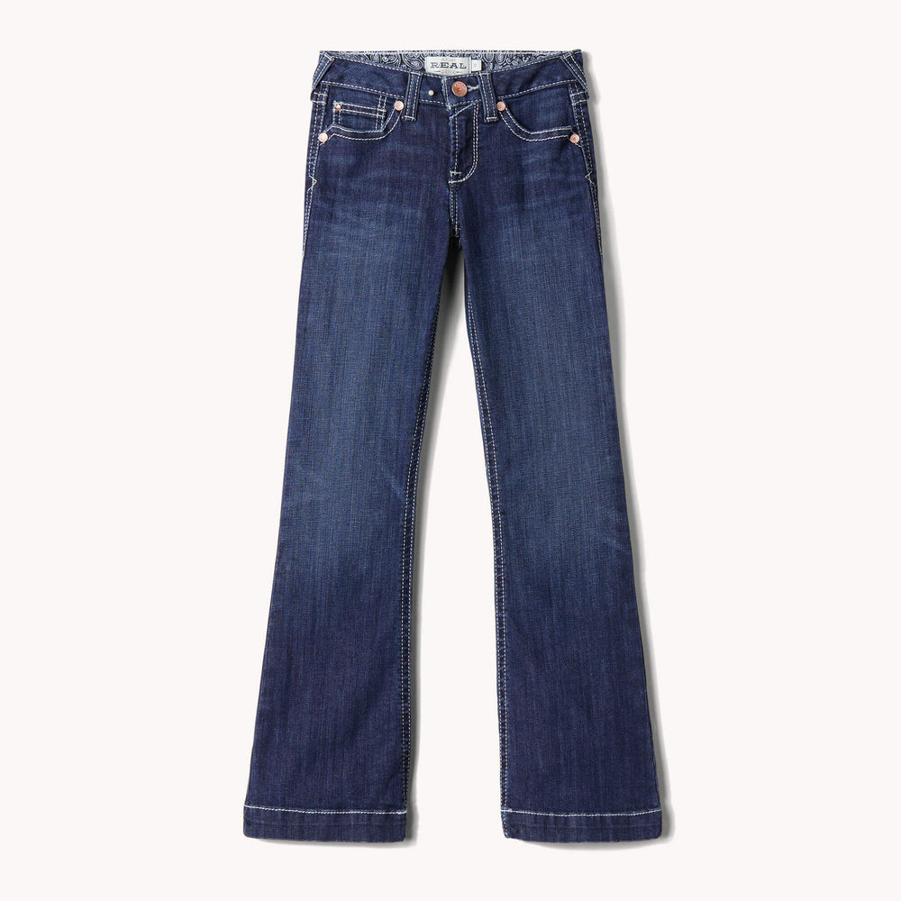 Ariat Trouser Mid Rise Stretch Ella Wide Leg Jean
