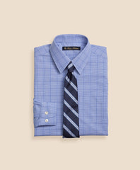 Boys Non-Iron Supima® Cotton Broadcloth Plaid Dress Shirt