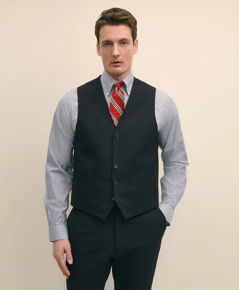 Brooks Brothers Explorer Collection Classic Fit Wool Suit Vest