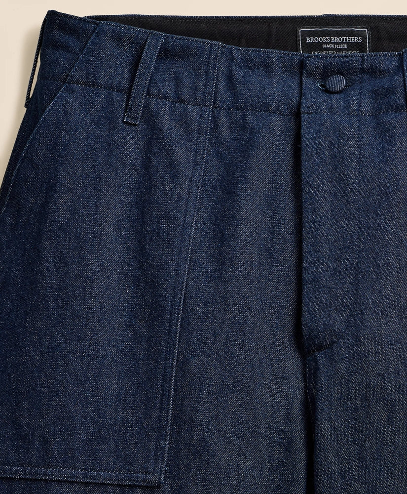 Brooks Brothers X Engineered Garments Cotton Denim Fatigue Dress Pants