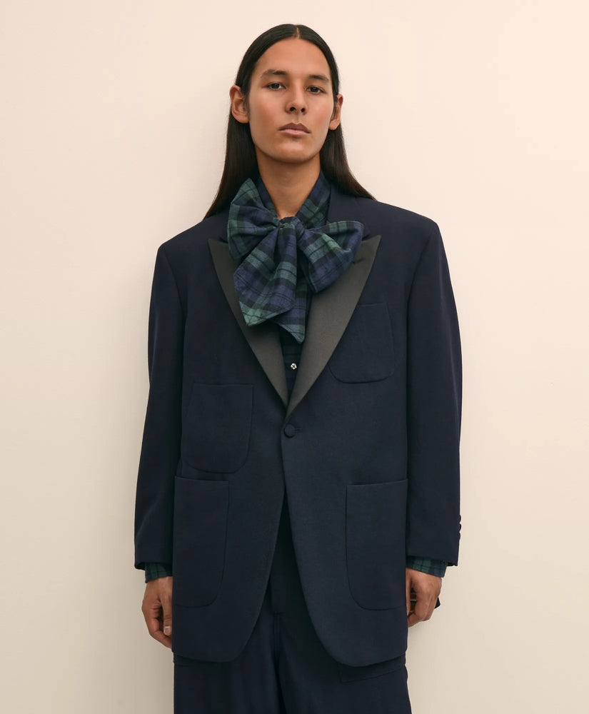 Brooks Brothers X Engineered Garments Wool Serge Oversized Dinner Jacket