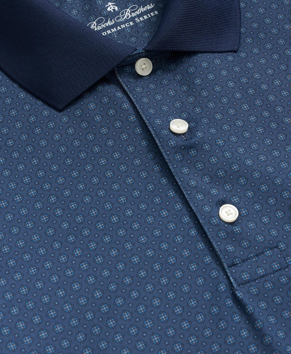 Performance Series Foulard Print Polo Shirt