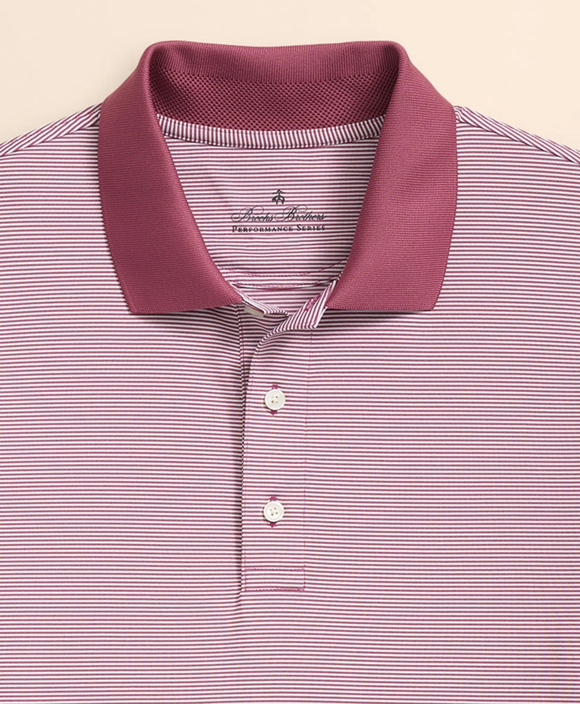 Performance Series Micro Stripe Jersey Polo Shirt