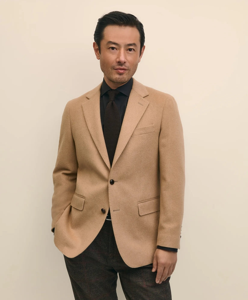 Slim Fit Camel Hair Twill 1818 Sport Coat