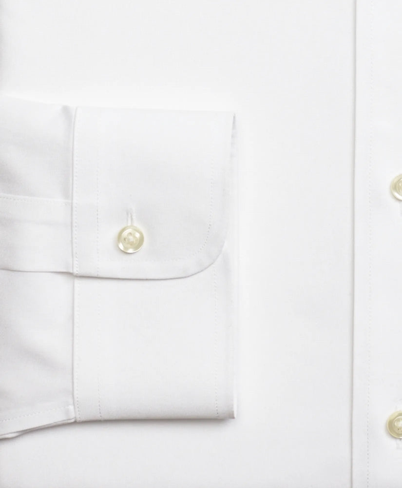 Stretch Supima® Cotton Non-Iron Pinpoint Oxford Ainsley Collar Dress Shirt