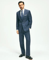 Traditional Fit Wool Windowpane 1818 Suit