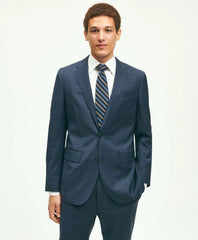 Slim Fit Wool Checked 1818 Suit