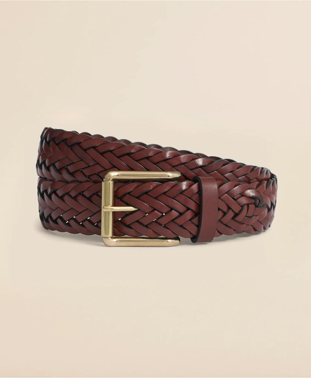 Braided Leather Belt