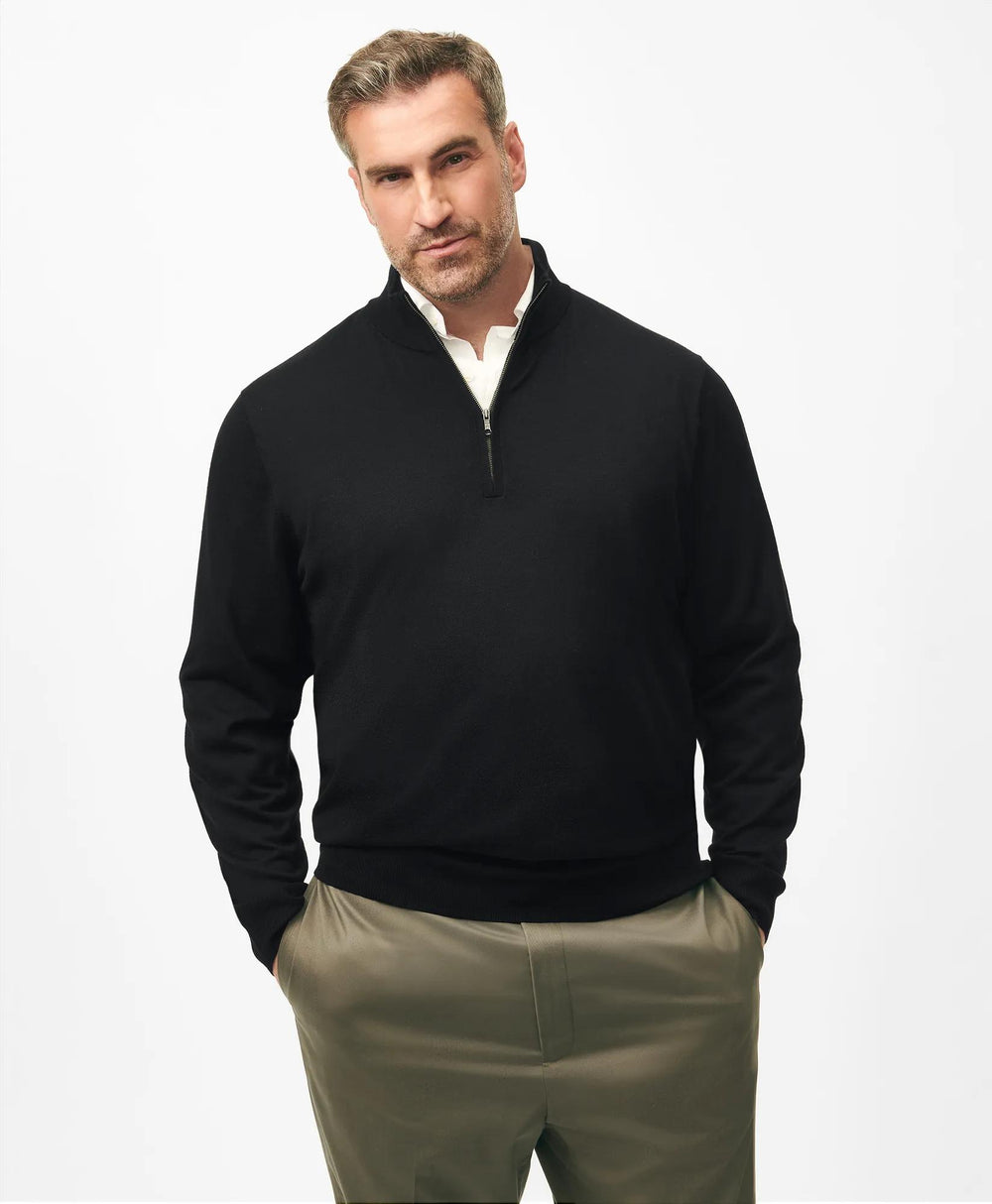 Big & Tall Ultimate Merino Wool Quarter-Zip Sweater