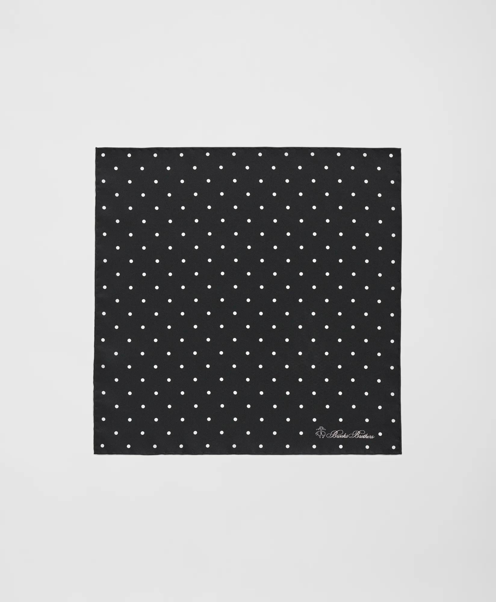 Small Dot Silk Pocket Square