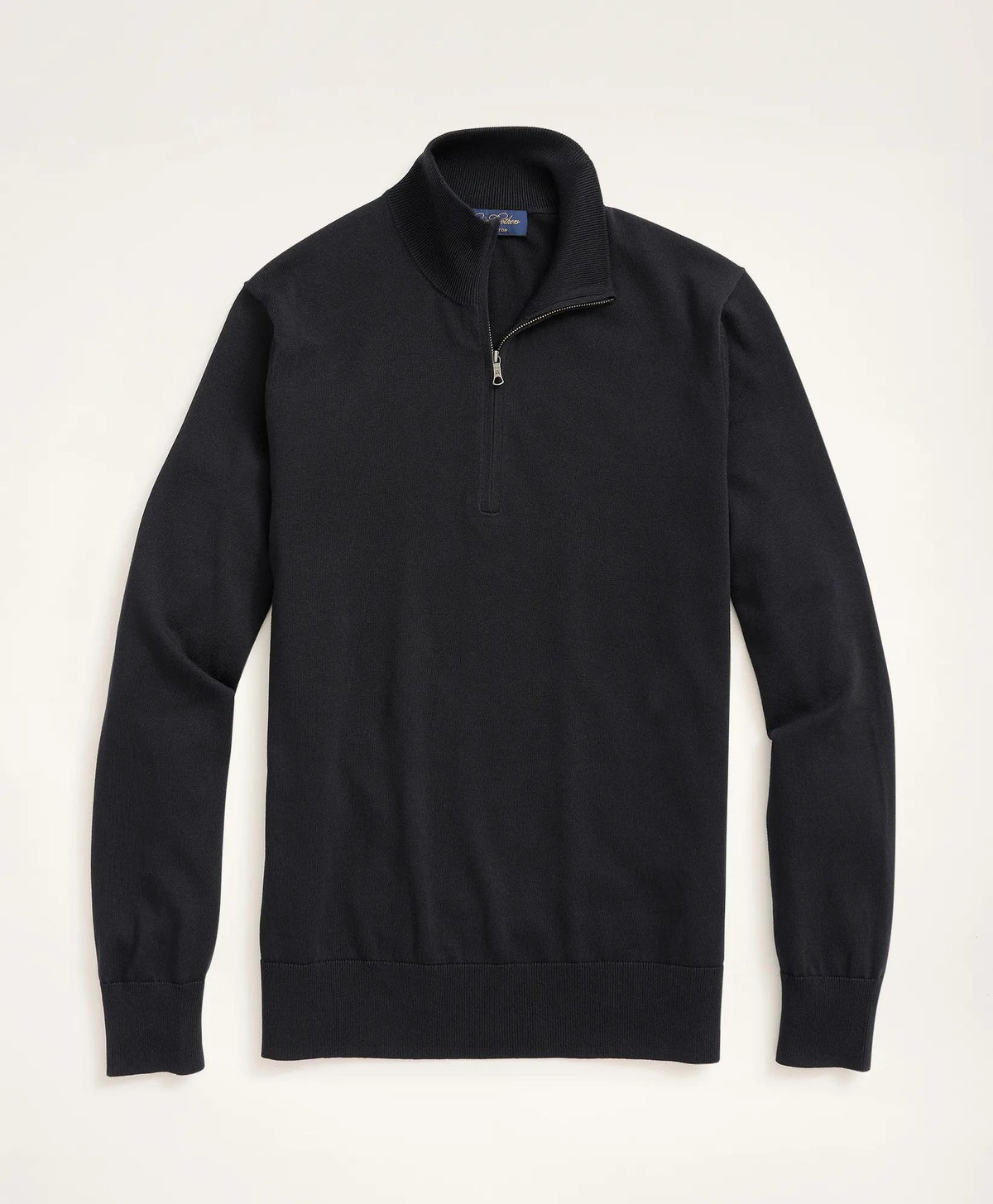 Big & Tall Supima® Cotton Quarter-Zip Sweater